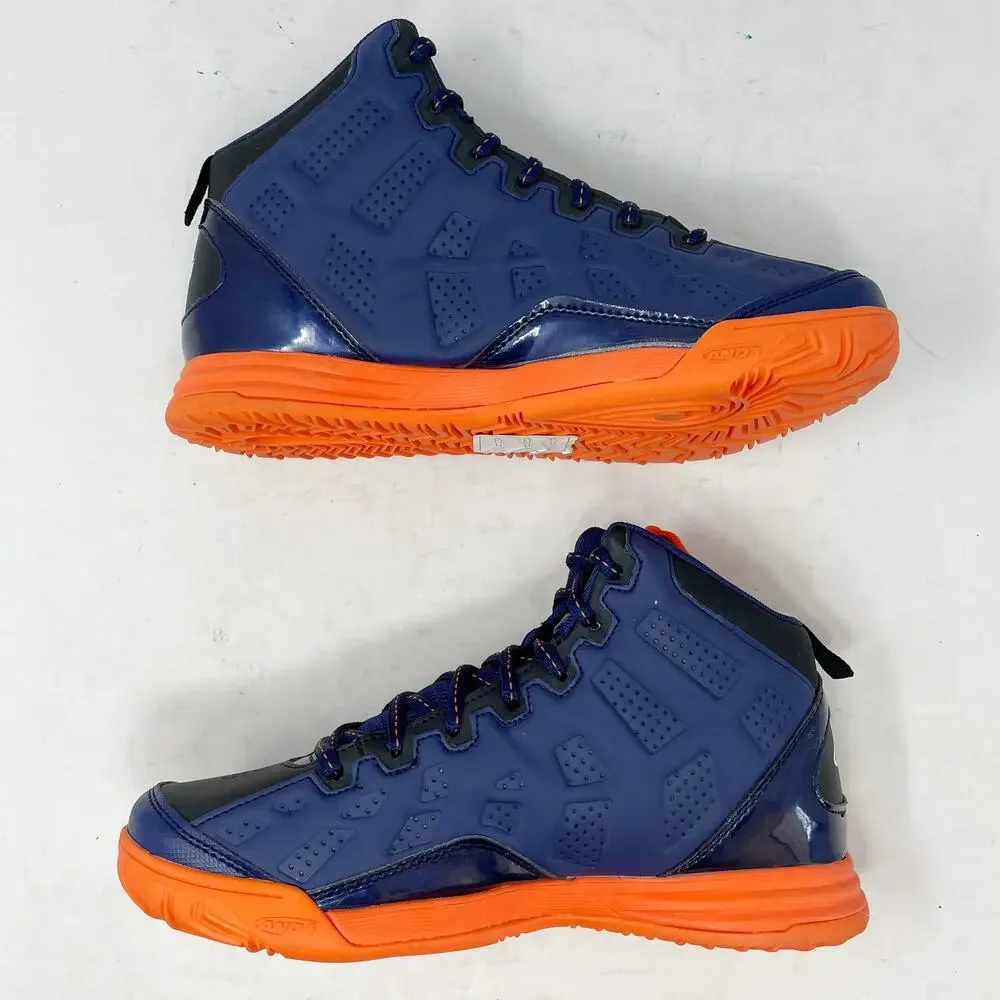 AND1 Show Out Basketball Shoes Blue Black Orange Youth Boys Size 6 *NO INSOLES*